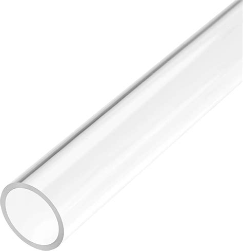 Amazon Uxcell Clear Rigid Acrylic Pipe 21mm 13 16 ID X 25mm 1