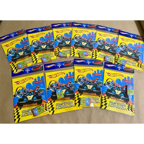 Kit 10 Livros De Ler E Colorir Hot Wheels Shopee Brasil