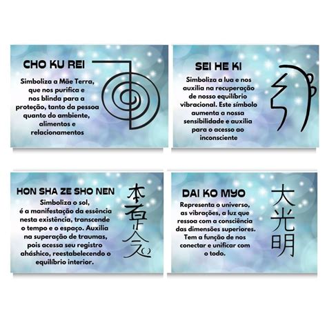 04 Placas Decorativas Mdf Reiki Simbolos Do Reiki Significados Choku