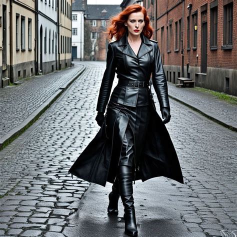 Pin Von M Auf Leather Girl In 2024 Anziehsachen Leder Trenchcoat Frau