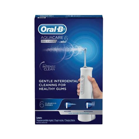 Oral B AquaCare 6 Pro Expert Portable Irrigator Water Flosser BIG W