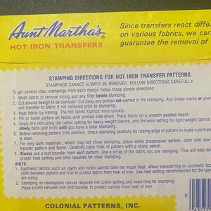 Aunt Martha S Hot Iron Transfers Choose Design Use 0n Baby Quilt Towels Linens Etc Paint