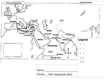 River Valley Civilizations Map By Historical Perspective TpT