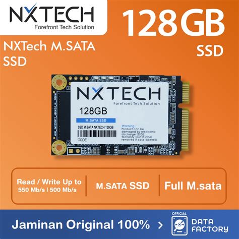 Jual SSD M SATA MSATA M SATA 128GB NXTECH RESMI 128 GB FULL