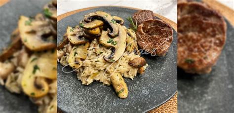 Arroz Cremoso Cogumelos E Medalh O De Fil Mignon Receitas Edu