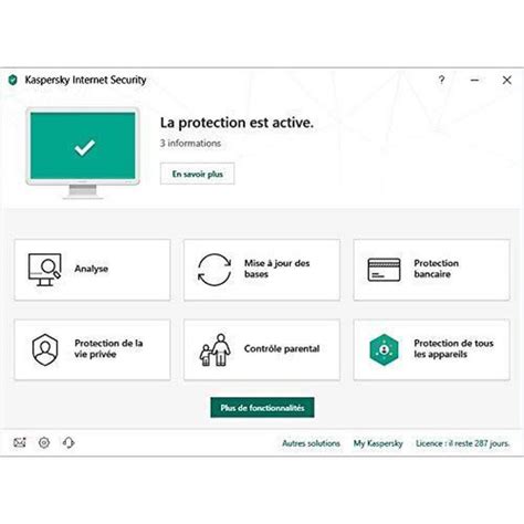 Kaspersky Internet Security Multi Device Postes Licences An