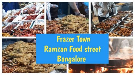 Bangalore Food Street Frazer Town Ramzan Food Street 🕌 Road Food Mela Malayalam