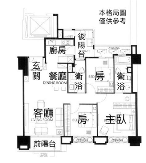 【賀成交】【惠宇天晴】朝南視野大三房平車 質感美式裝潢 竹科好宅