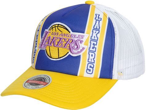 Mitchell And Ness Los Angeles Lakers Mens Nba Retro Trucker Hwc Lakers Snapback Hat