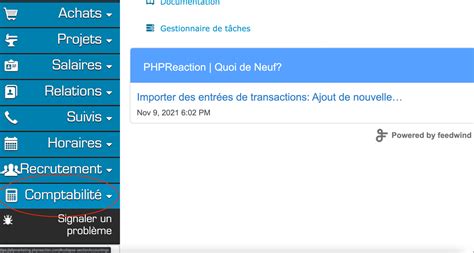 Transactions Pour Le Compte Phpreaction Logiciels De Gestion Pour Pme