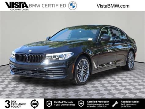 Certified Pre Owned 2020 BMW 5 Series 530i Sedan 4dr Car In Coconut