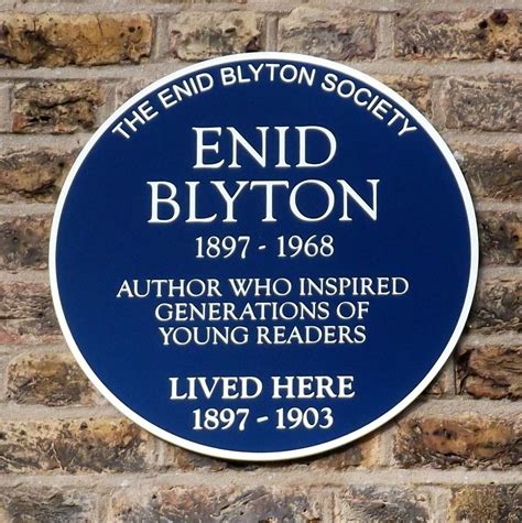 Enid Blyton Beckenham Plaques Of London