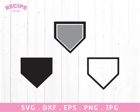 Baseball Svg Home Plate Svg Svg Softball Svg Baseball Etsy