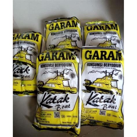 Jual GARAM DAPUR CAP KATAK BOAT 150gr Shopee Indonesia