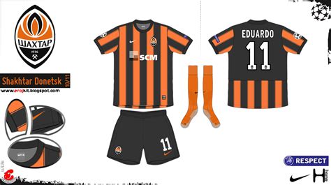 Kit Design By Eroj Shakhtar Donetsk Home E Away