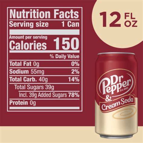 Dr Pepper & Cream Soda Cans, 12 pk / 12 fl oz - Kroger