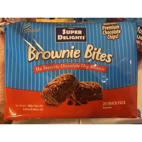 Super Delights Brownie Bites Brownie G Shopee Philippines