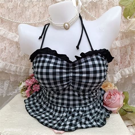 Size M อก 32 34รายละเอยด มโครง ไมมฟองนำเสรม Price 150 THB Bikini บราบน วายนำ