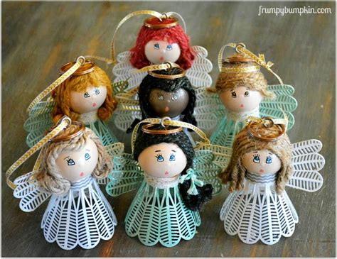 6 Diy Christmas Angel Ornaments & Decorations - DIY Thought