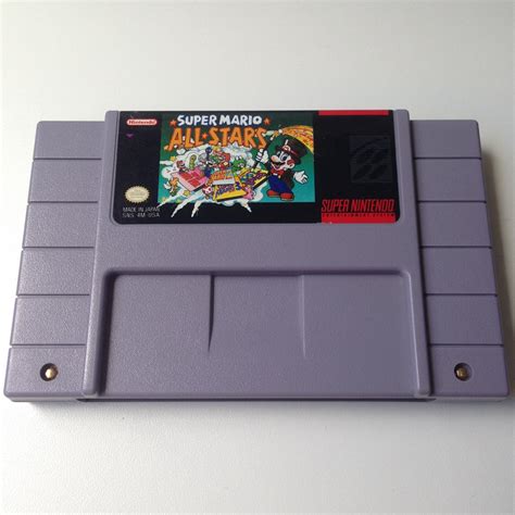 Fita Super Mario All Stars Original Super Nintendo Snes R