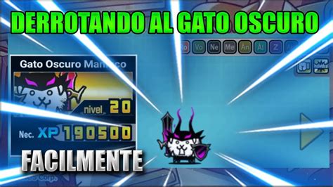 The Battle Cats en español Como Vencer al Gato Oscuro Maniaco