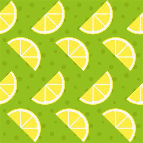 Free Vector | Lemon pattern background