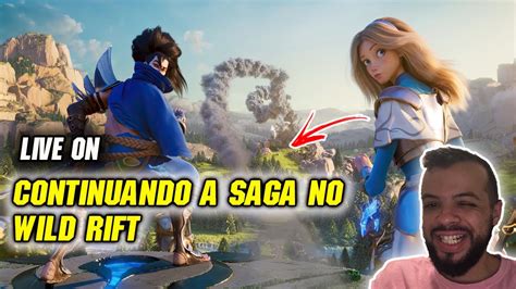 LOL WILD RIFT AO VIVO CRIANDO FORÇAS E SEGUINDO A LIVE