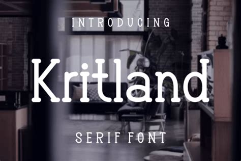 Kritland Font By Lelevien · Creative Fabrica