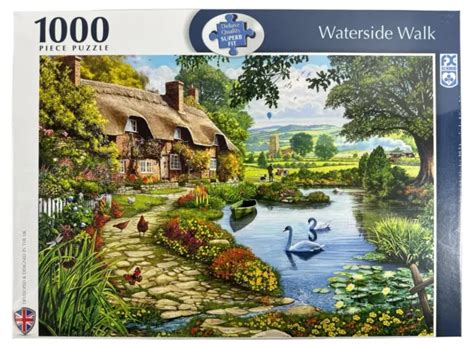 Fx Schmid 1000 Piece Jigsaw Puzzle Waterside Walk By Steve Crisp