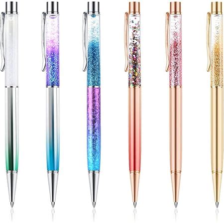 Amazon Liquid Sand Pen Ballpoint Pens 5 Pcs Metal Pen Refills