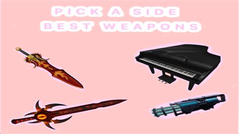 Best Pick A Side Weapon Youtube