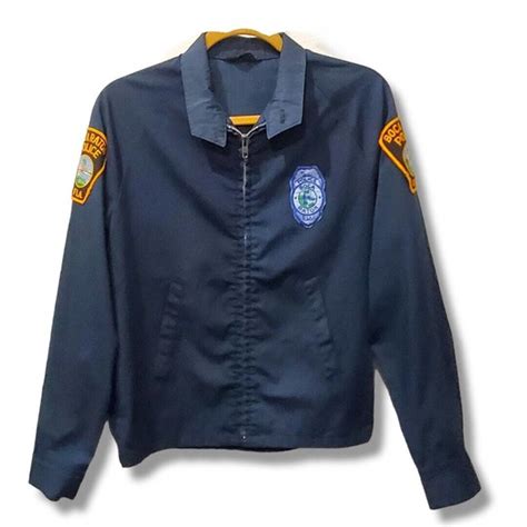 911 Jackets And Coats Boca Raton 91 Police Vintage Florida Mens Dark