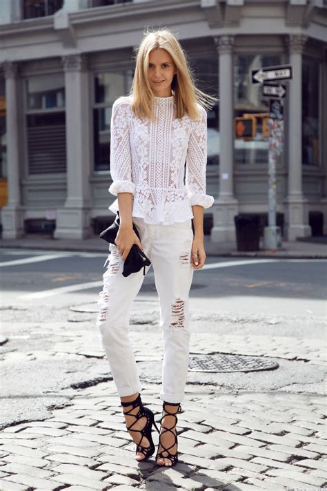 What To Wear With White Jeans This Summer Stylecaster