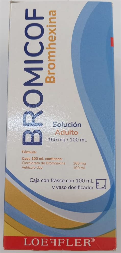 Bromicof Bromhexina Soluci N Adulto Mg Ml Regiofarma Farmacia