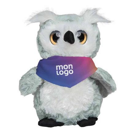 Peluche Chouette Avec Bandana Sublime ObjetRama