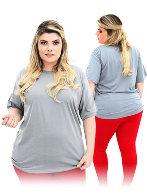 Camiseta Colorida Plus Size Compre Pelo Whats Global Mix 11 94722 6094