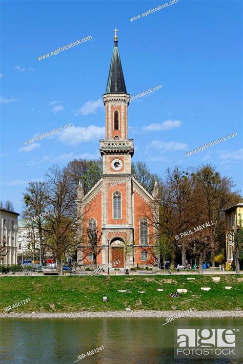 Evangelical Christuskirche At River Salzach Church Of Christ Salzburg