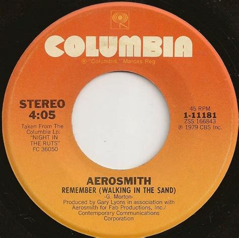 Aerosmith – Remember (Walking In The Sand) | Releases | Discogs