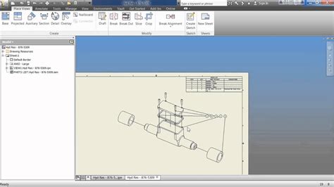 Autodesk Inventor Tutorial Creating Exploded Drawing Views Youtube