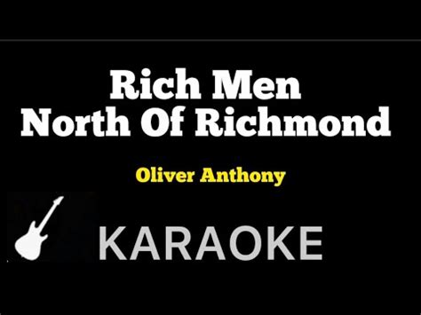 Oliver Anthony Rich Men North Of Richmond Karaoke Guitar