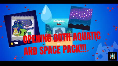 Opening Space And Aquatic Pack 1500 Tokens Blooket 2023 Youtube