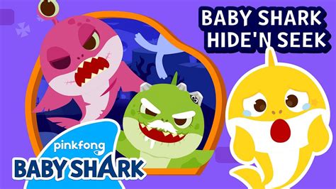 Zombie Shark Family Hide and Seek | Baby Shark Hide and Seek Story ...