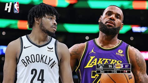 Brooklyn Nets Vs Los Angeles Lakers Full Game Highlights January