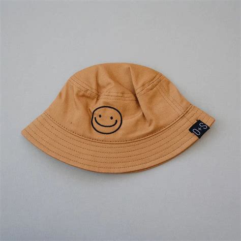 Happy Bucket Hat Brown