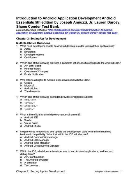 Introduction To Android Application Development Android Essentials 5th By Annuzzi Darcey Conder