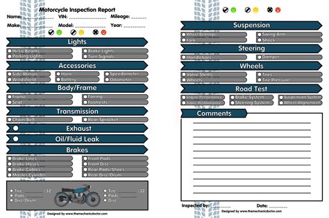 Massachusetts Motorcycle Inspection Checklist Reviewmotors Co