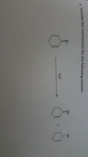 Solved Provide The Mechanism For The Following Reaction Chegg