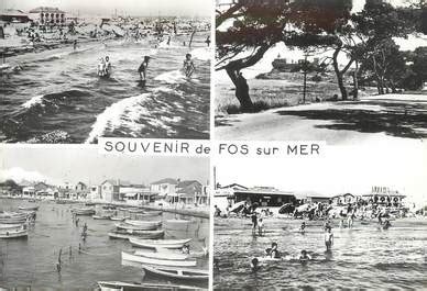 Cpsm France Fos Sur Mer La Plage All E Des Pins Bouches