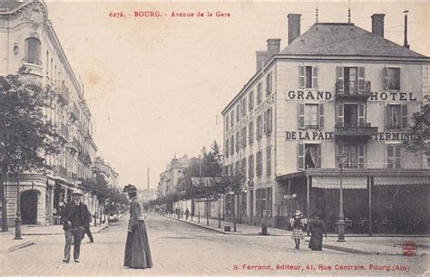 Bourg En Bresse 01 Bourg Avenue De La Gare Carte Postale Ancienne