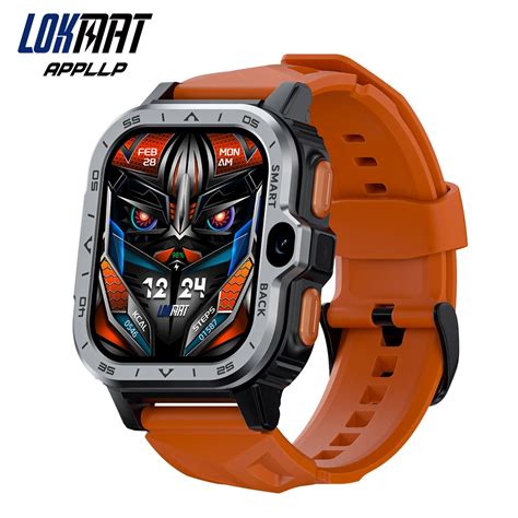 Lokmat Appllp Max Android Smart Watch Square Touch Screen Dual Camera